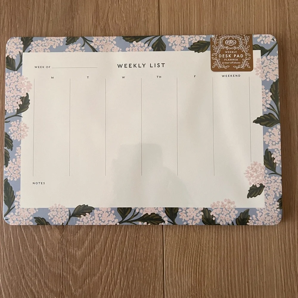 Rifle Paper Co Floral Weekly List Notepad